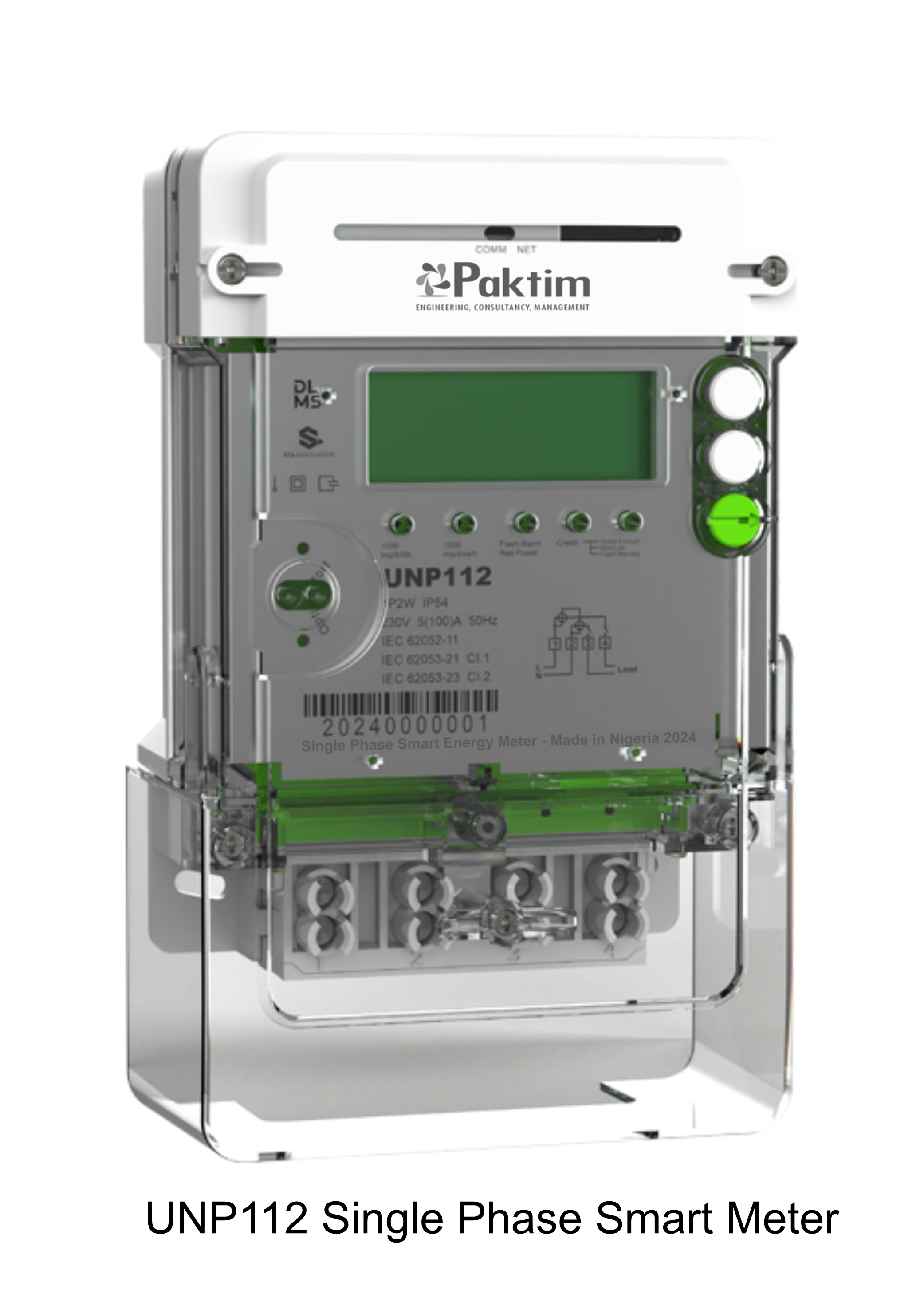 UNP112 Single Phase Smart Meter